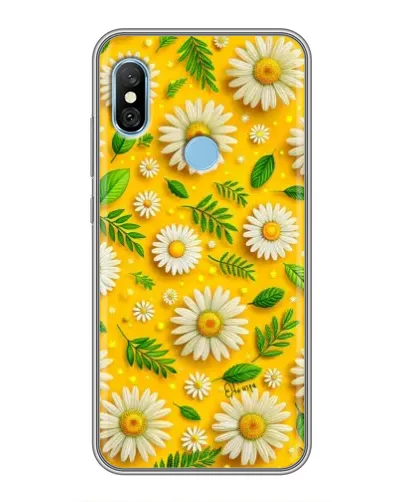 Чохол для Xiaomi Redmi 6 pro з картинкою «Ромашкове сонце»