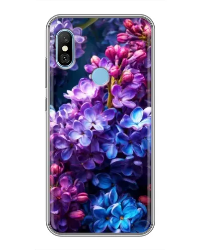 Чохол для Xiaomi Redmi 6 pro з картинкою «Бузковий цвіт»