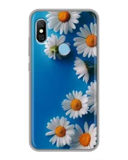 Чохол для Xiaomi Redmi 6 pro з картинкою «Білосніжні маргаритки»