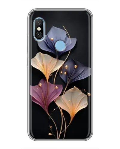 Чохол для Xiaomi Redmi 6 pro з картинкою «Лілові квіти грації»