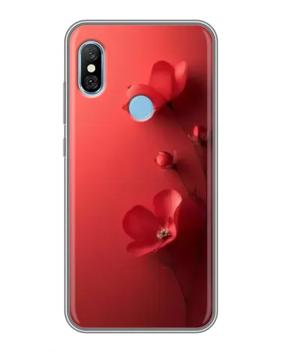 Чохол для Xiaomi Redmi 6 pro з картинкою «Макові суцвіття»
