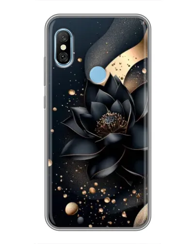 Чохол для Xiaomi Redmi 6 pro з картинкою «Чорний лотос»