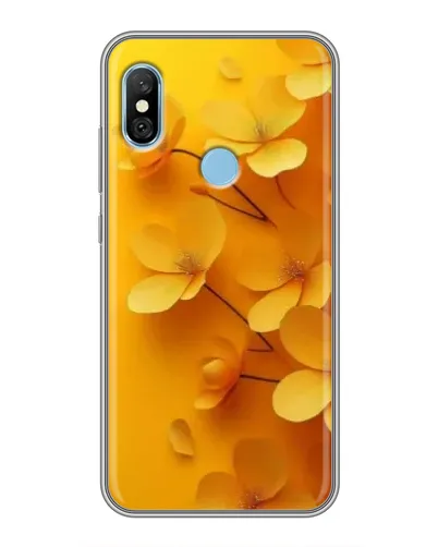 Чохол для Xiaomi Redmi 6 pro з картинкою «Золоті пелюстки»