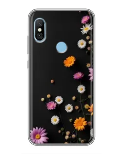 Чохол для Xiaomi Redmi 6 pro з картинкою «Квіткова композиція»