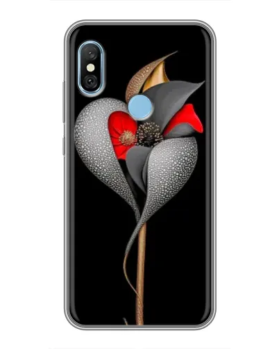 Чохол для Xiaomi Redmi 6 pro з картинкою «Срібна фантазійна квітка» Чохол для Xiaomi Redmi 6 pro з картинкою «Срібна фантазійна квітка»