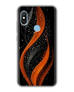 Чохол для Xiaomi Redmi 6 pro з картинкою «Вогняна зоряна хвиля»