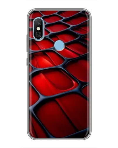 Чохол для Xiaomi Redmi 6 pro з картинкою «Червона глянцева сітка» Чохол для Xiaomi Redmi 6 pro з картинкою «Червона глянцева сітка»