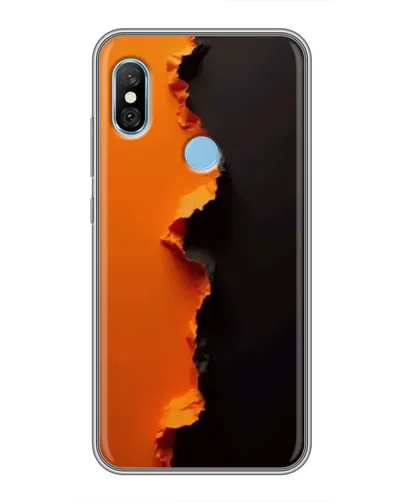 Чохол для Xiaomi Redmi 6 pro з картинкою «Помаранчевий розлом» Чохол для Xiaomi Redmi 6 pro з картинкою «Помаранчевий розлом»