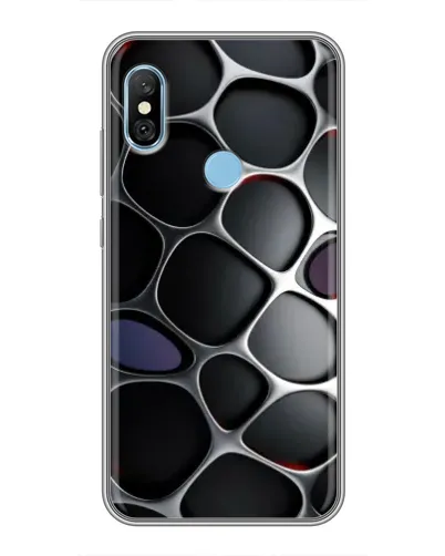 Чохол для Xiaomi Redmi 6 pro з картинкою «Об'ємна темна решітка» Чохол для Xiaomi Redmi 6 pro з картинкою «Об'ємна темна решітка»