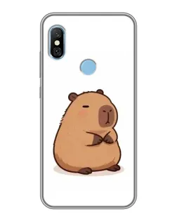 Чохол для Xiaomi Redmi 6 pro з картинкою «Товстенька капібара»