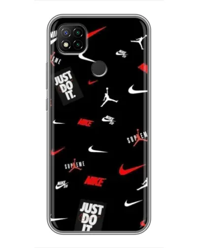 Чехол для Xiaomi Redmi 9c с картинкой «Nike Mix Pattern» Чехол для Xiaomi Redmi 9c с картинкой «Nike Mix Pattern»