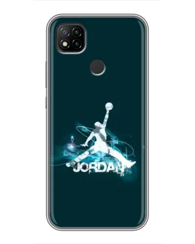 Чехол для Xiaomi Redmi 9c с картинкой «Jordan Blue Fire» Чехол для Xiaomi Redmi 9c с картинкой «Jordan Blue Fire»