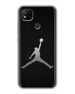 Чехол для Xiaomi Redmi 9c с картинкой «Jordan Dark Carbon»