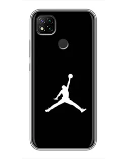 Чехол для Xiaomi Redmi 9c с картинкой «Jordan Silhouette»