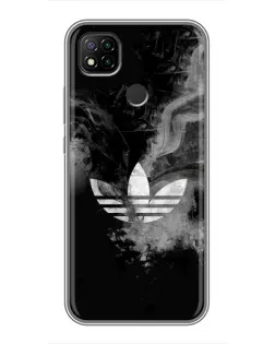 Чохол для Xiaomi Redmi 9c з картинкою «Абстрактний дим Adidas»