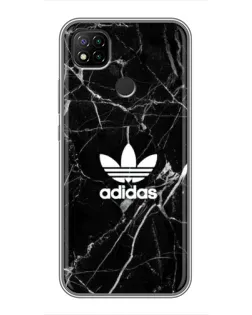 Чохол для Xiaomi Redmi 9c з картинкою «Білий мармур Adidas»