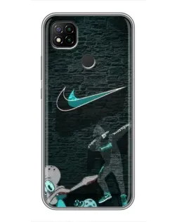 Чехол для Xiaomi Redmi 9c с картинкой «Спортивный арт Nike» Чехол для Xiaomi Redmi 9c с картинкой «Спортивный арт Nike»