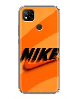 Чехол для Xiaomi Redmi 9c с картинкой «Оранжевый драйв Nike» Чехол для Xiaomi Redmi 9c с картинкой «Оранжевый драйв Nike»