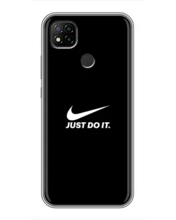 Чохол для Xiaomi Redmi 9c з картинкою «Мінімалізм від Nike»