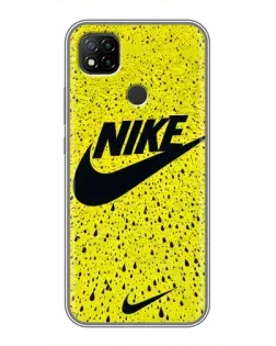 Чохол для Xiaomi Redmi 9c з картинкою «Жовтий текстурний Nike»