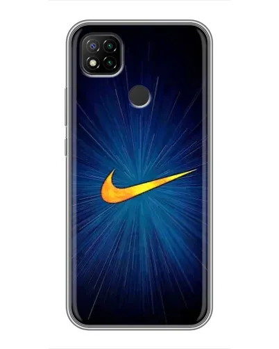 Чохол для Xiaomi Redmi 9c з картинкою «Синій пульс Nike» Чохол для Xiaomi Redmi 9c з картинкою «Синій пульс Nike»