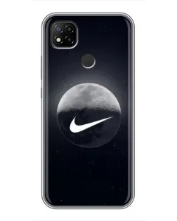 Чохол для Xiaomi Redmi 9c з картинкою «Nike у стилі графіті»