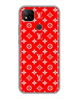 Чохол для Xiaomi Redmi 9c з картинкою «Яскравий паттерн LV»