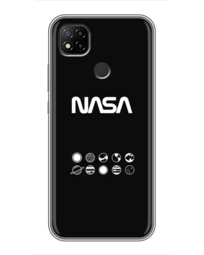 Чохол для Xiaomi Redmi 9c з картинкою «NASA — технічний принт» Чохол для Xiaomi Redmi 9c з картинкою «NASA — технічний принт»