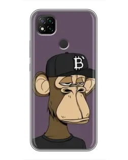 Чохол для Xiaomi Redmi 9c з картинкою «Bored Ape в кепці»