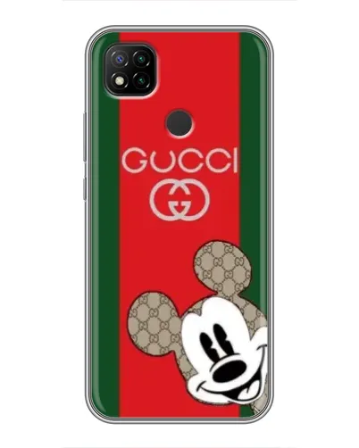 Чохол для Xiaomi Redmi 9c з картинкою «Gucci — смуги та Міккі» Чохол для Xiaomi Redmi 9c з картинкою «Gucci — смуги та Міккі»