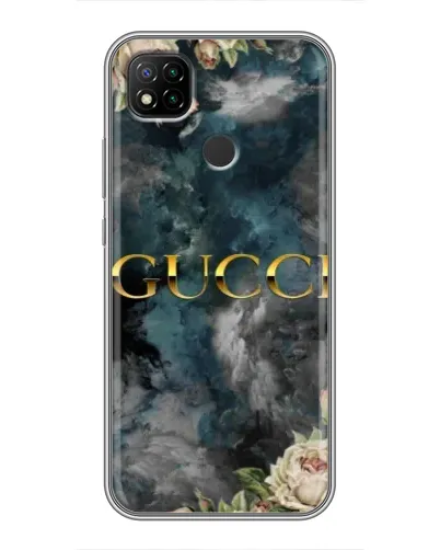 Чохол для Xiaomi Redmi 9c з картинкою «Абстрактні квіти Gucci» Чохол для Xiaomi Redmi 9c з картинкою «Абстрактні квіти Gucci»