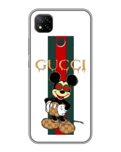 Чохол для Xiaomi Redmi 9c з картинкою «Міккі Маус Gucci — смуги» Чохол для Xiaomi Redmi 9c з картинкою «Міккі Маус Gucci — смуги»