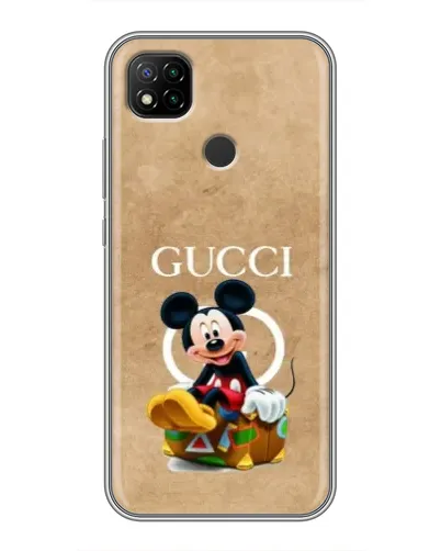 Чохол для Xiaomi Redmi 9c з картинкою «Міккі Маус Gucci — крафт» Чохол для Xiaomi Redmi 9c з картинкою «Міккі Маус Gucci — крафт»