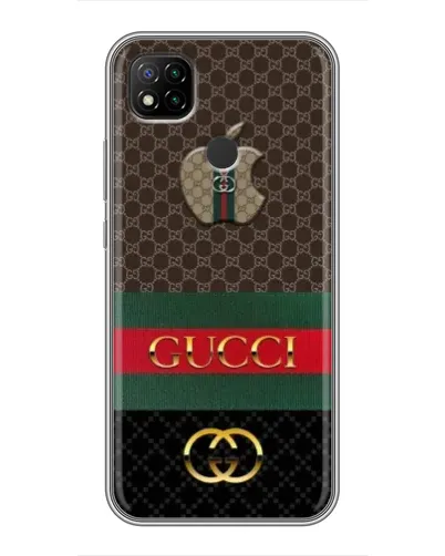 Чохол для Xiaomi Redmi 9c з картинкою «Gucci — брендований десерт» Чохол для Xiaomi Redmi 9c з картинкою «Gucci — брендований десерт»
