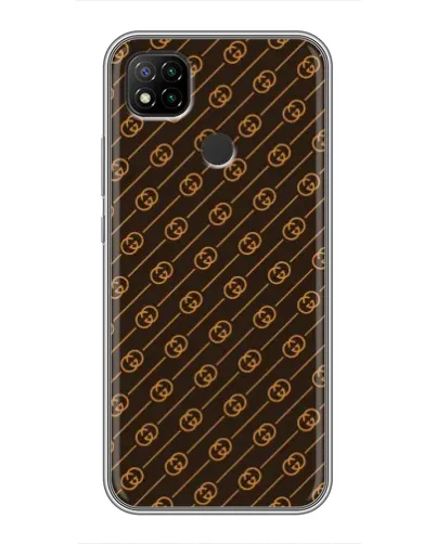 Чохол для Xiaomi Redmi 9c з картинкою «Gucci — золоті діагоналі» Чохол для Xiaomi Redmi 9c з картинкою «Gucci — золоті діагоналі»