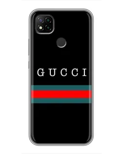 Чохол для Xiaomi Redmi 9c з картинкою «Gucci — червоний пояс»