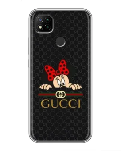 Чохол для Xiaomi Redmi 9c з картинкою «Мінні Маус Gucci — чорний» Чохол для Xiaomi Redmi 9c з картинкою «Мінні Маус Gucci — чорний»