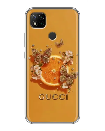 Чехол для Xiaomi Redmi 9c с картинкой «Gucci — золотые бабочки» Чехол для Xiaomi Redmi 9c с картинкой «Gucci — золотые бабочки»