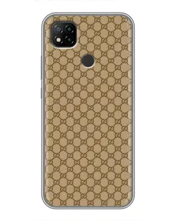 Чохол для Xiaomi Redmi 9c з картинкою «Gucci — класичний беж»