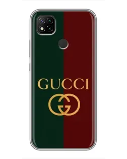 Чохол для Xiaomi Redmi 9c з картинкою «Gucci — темно-зелений градієнт»