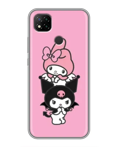 Чохол для Xiaomi Redmi 9c з картинкою «My Melody та Kuromi» Чохол для Xiaomi Redmi 9c з картинкою «My Melody та Kuromi»