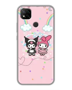Чохол для Xiaomi Redmi 9c з картинкою «My Melody та Kuromi»