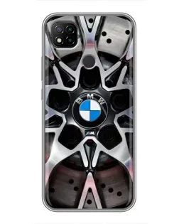 Чехол для Xiaomi Redmi 9c с картинкой «BMW — деталь диска» Чехол для Xiaomi Redmi 9c с картинкой «BMW — деталь диска»