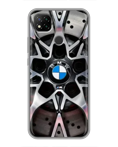 Чехол для Xiaomi Redmi 9c с картинкой «BMW — деталь диска» Чехол для Xiaomi Redmi 9c с картинкой «BMW — деталь диска»