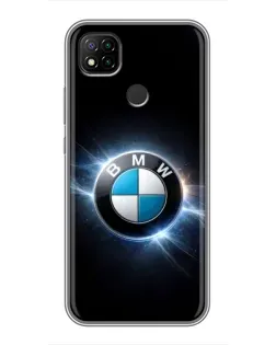 Чехол для Xiaomi Redmi 9c с картинкой «BMW — неоновое сияние» Чехол для Xiaomi Redmi 9c с картинкой «BMW — неоновое сияние»
