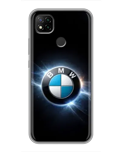 Чехол для Xiaomi Redmi 9c с картинкой «BMW — неоновое сияние» Чехол для Xiaomi Redmi 9c с картинкой «BMW — неоновое сияние»
