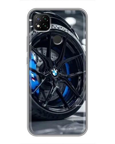 Чехол для Xiaomi Redmi 9c с картинкой «Колесо BMW вблизи» Чехол для Xiaomi Redmi 9c с картинкой «Колесо BMW вблизи»