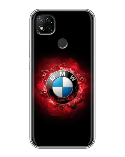 Чехол для Xiaomi Redmi 9c с картинкой «Логотип BMW — вспышка» Чехол для Xiaomi Redmi 9c с картинкой «Логотип BMW — вспышка»