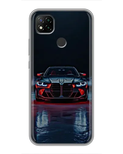 Чехол для Xiaomi Redmi 9c с картинкой «BMW на мокрой дороге» Чехол для Xiaomi Redmi 9c с картинкой «BMW на мокрой дороге»