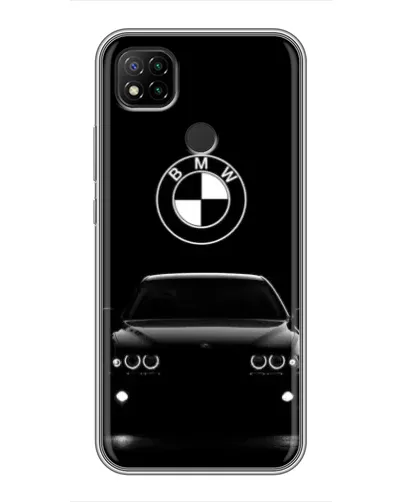 Чехол для Xiaomi Redmi 9c с картинкой «BMW — взгляд из темноты» Чехол для Xiaomi Redmi 9c с картинкой «BMW — взгляд из темноты»